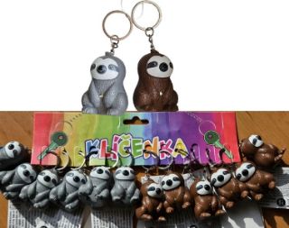 Obrázek z Klíčenka lenochod 5cm, světlo, zvuk, 2dr (12) 